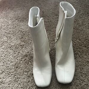 Shein White Boots